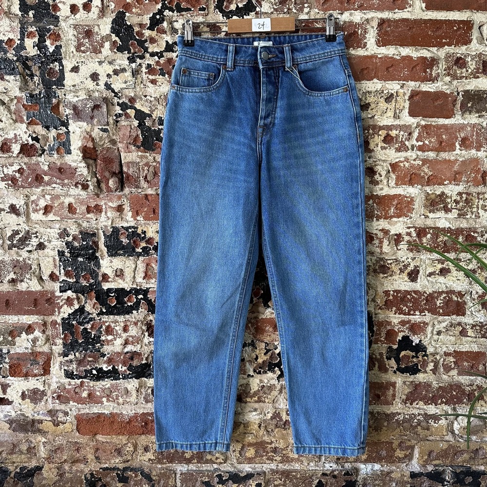 Roxy Women's Size 24 Straight Blue Jeans 28X25.5 Beach ankle